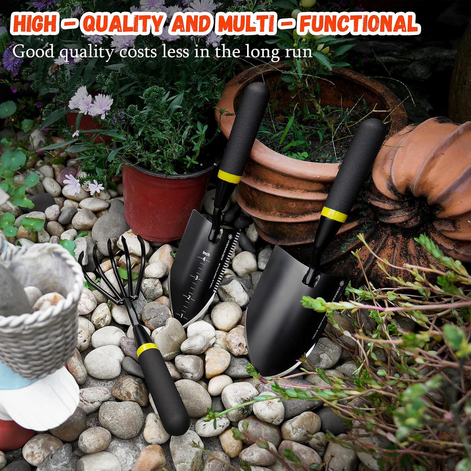 Garden Tool Set: Premium Heavy Duty Steel - Image 2